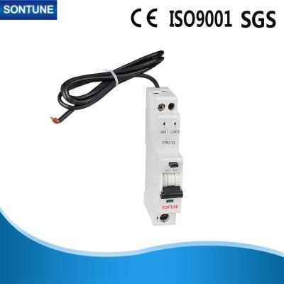 China STM2-LE 4.5KA Single Phase RCBO High Short Circuit Current Withstand Capacity for sale