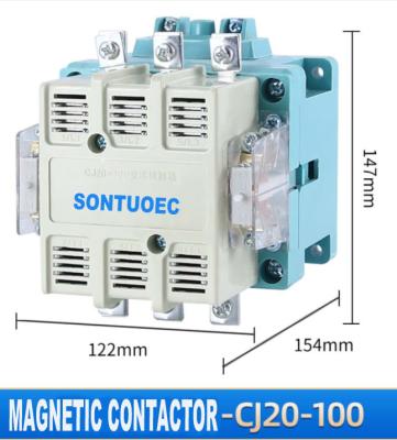 China Contactor magnético de la serie CJ20 175kw del IEC 60947 630A en venta
