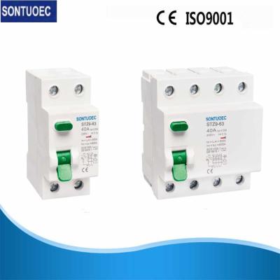 China Plastic PA66 RCCB Earth Leakage Circuit Breaker 63A 4 Pole for sale