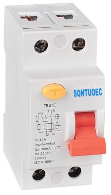 中国 Sontuoec RCCB 4ポーランド人の地球の漏出遮断器IEC61008 販売のため