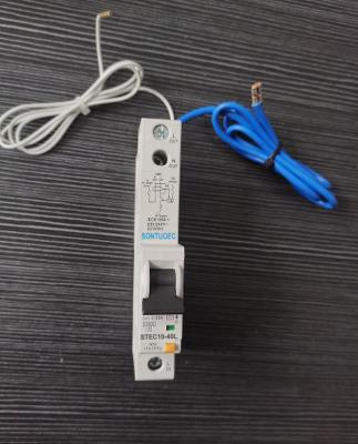 China 10KA Single Phase RCBO Circuit Breaker With Connection Cable for sale
