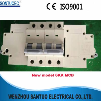 China 1P 63A 230V Miniature MCB Circuit Breaker 6kA Breaking for sale