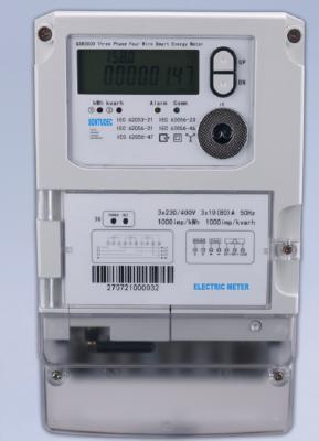 中国 RTCの負荷制御は電気のメートルIP54エネルギー測定を前払いした 販売のため