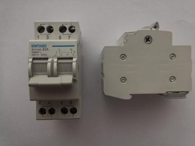 China 2P 63A MCB Type Electrical Isolator Switch Sontuoec Manual Change Over Switch for sale
