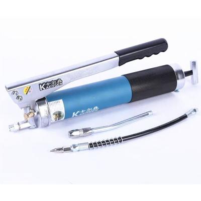 China 12000 Psi 900CC Pneumatic High Pressure Grease Gun With Flex Hose Removable Cylinder for sale