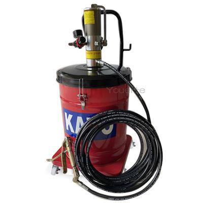 China 10 Gallon 40l Air Operated Grease Pump , Rotary Grease Transfer Pump for sale