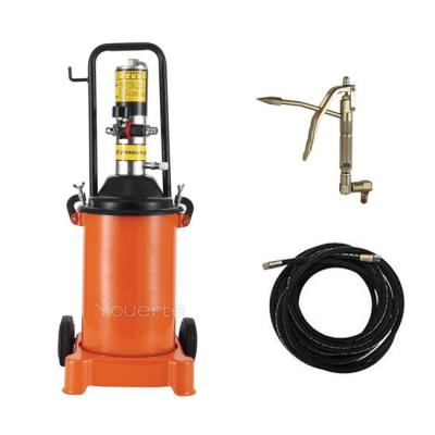 China 12L 24l Air Operated Grease Pump 50:1 0.8Mpa Pneumatic Machine With Gun for sale
