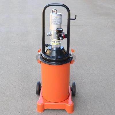 China 12L Air Operated Red Grease Pump  1pc/Ctn 50/1 Pressure Ratio Air Operated Grease Pump With Gun for sale