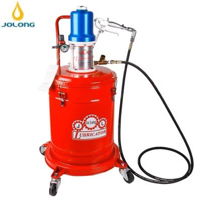 China Pneumatic Grease Barrel Pump With Wheels 20 Liters 405 Bar for sale