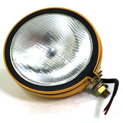 China 24V Yellow Round Led Work Lights For Excavator Construction Machinery for sale