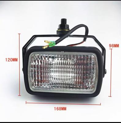China 2700lm Working Head Light Excavator DOOSAN XCMG LIUGONG Boom Cab Roof Light Cover for sale