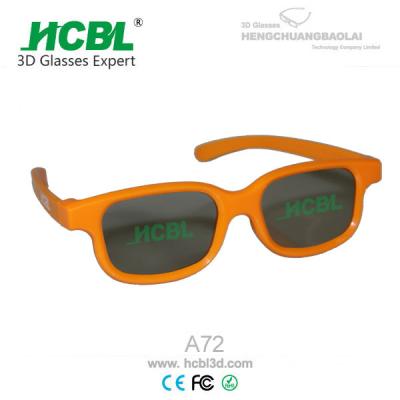 China Cool Shape Yellow 3D Viewing IMAX 3D Glasses For Digital 3D Theatre for sale