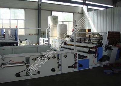 China Tissue Paper Slitting And Rewinding Machine Automatic Core Pulling Remote Control for sale