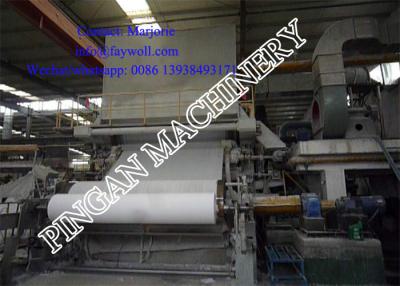 China Recycling 40g/M2 200m/Min Tissue Paper Making Machine for sale