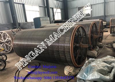 Chine Moule de cylindre de fabrication du papier de la fonte SS304 du diamètre 1500mm à vendre
