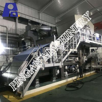 China Largura aparada 2850mm da máquina da fatura de lenço de papel do Fourdrinier à venda