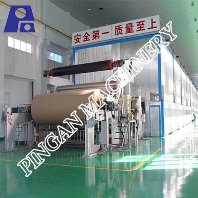 China Air Cushion Headbox Type Fluting Paper Machine 2ply Wire Forming for sale
