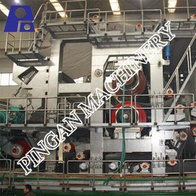 China OCC Recycling Kraft Paper Manufacturing Machine 100T/D for sale