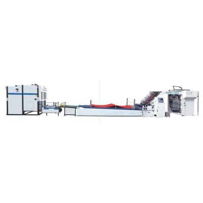 China High Speed Automatic Intelligent 1700mm Litho Lamination Machine With Laminator Pallet Stacker for sale