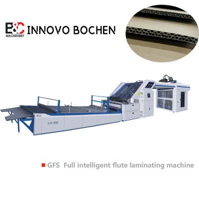 China Full Full Automatic Corrugated Board Sheet 5Ply Flute Laminating Machine For Carton Box Making for sale