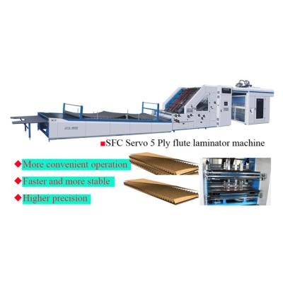 China High Speed Automatic Flute Laminator Machine For Corrugated Board Cardboard Paper for sale
