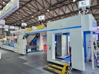 China GFS 200m/min Máquina de laminação de cartão ondulado de sobreposição automática de alta velocidade à venda