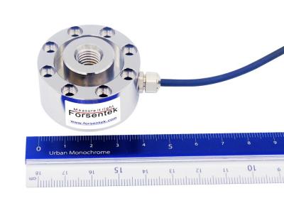 China Pancake Load Cell With M10 Threaded Hole For Tension Compression Force Measurement à venda