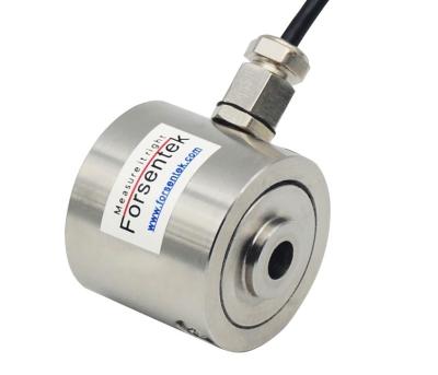 China Donut load cell 500kg 1000kg 2000kg through hole load cell customizable for sale