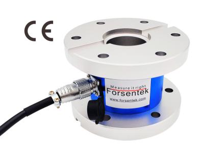 China Hollow Type Reaction Torque Sensor 0-1000N*m Flange-to-Flange Torque Transducer for sale