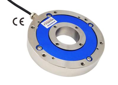 China Low Profile Reaction Torque Sensor Custom Made Hollow Type Torque Transducer for sale