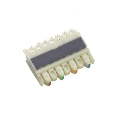China 110 IDC Terminal Block For Telecommunication , Cat5e 4 Pairs 110 Connecting Block for sale