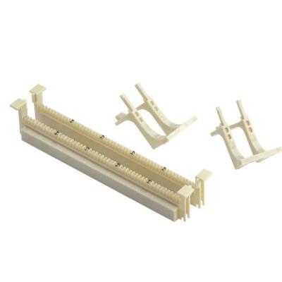 China 50 Pair 110 Block Patch Panel , Wall Mounted 110 Wiring Block With Legs for sale