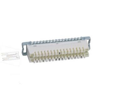China Silver Coated Krone LSA Module 8 Pairs , ABS / PBT Krone Connection Module For Telecom for sale