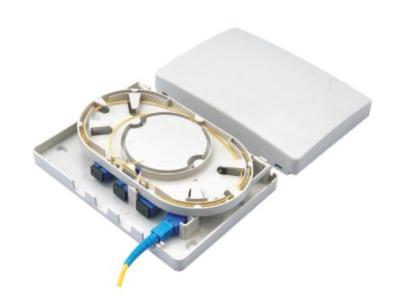 China Material plástico de 4 ABS internos da caixa terminal da fibra ótica do porto mini FTTH à venda