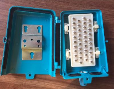 China Outdoor Telephone Terminal Box 20 Pairs Screw Type Waterproof Aluminum Wiring Box for sale