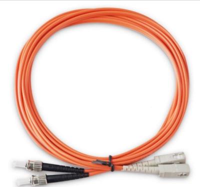 China LC ST Patch Cord For Telecom System , Duplex Fiber Optic Cable 2M 3M 5M 15M for sale