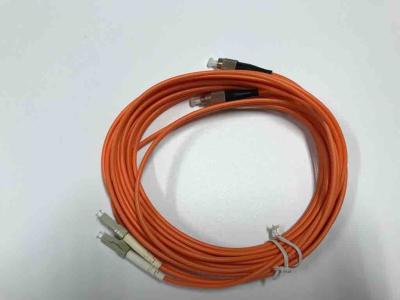 China FC / UPC  LC / UPC Multimode Duplex Fiber Optic Cable 3.0mm For QSFP Devices for sale