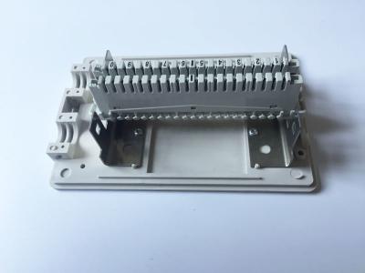 China Indoor Cable Distribution Box 10 Pair Telephone Module Surface Mounting Type for sale