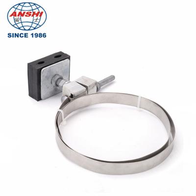 China ADSS downline clamp for pole, pre twisted tension resistant suspension, optical cable clamp for sale