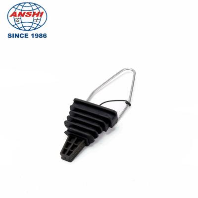 中国 STB tension wire clamp double conductor insulation tension wire clamp plastic cable pull wire clamp 販売のため