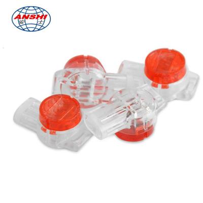 China 3M Standard UR HJKT3 Red Gel Filled Telephone Lock Joint Wiring Connector for sale