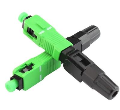 China Ftth Sc / Apc Fiber Optic Accessories Quick Connector Single Mode Fiber Adapter for sale