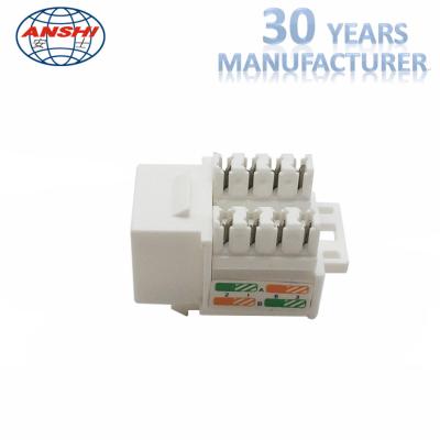 China White Cat6 RJ45 Keystone Jack Keystone Punch - Down Stand For Wiring System for sale
