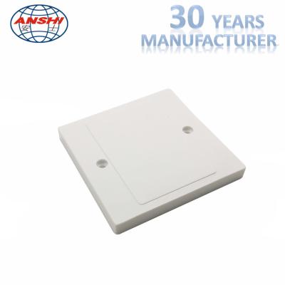 China Blank Panel Socket Cover Plate ABS / PC Material For Telephone / Workstation OEM for sale