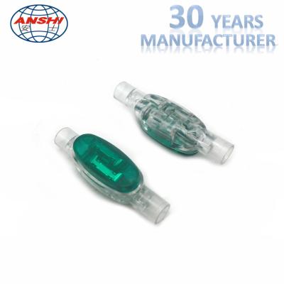 China Female Gender 4 Wire Connectors Green Color Moisture Proof 0.091