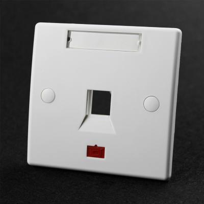 China RJ45 Network Face Plate For Telephone / Workstation for sale