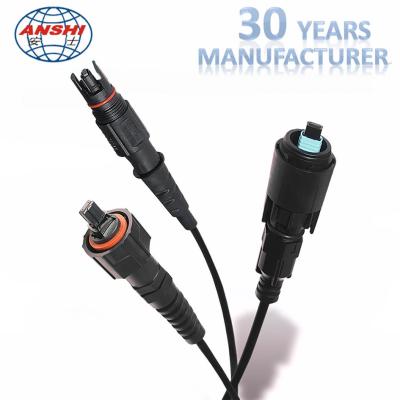 China Om4 Compatible Indoor Outdoor G652d Optical Fiber Patch Cord for sale
