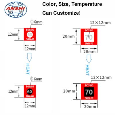 China Irreversible Thermometer-Temperatur-messender Punkt zu verkaufen