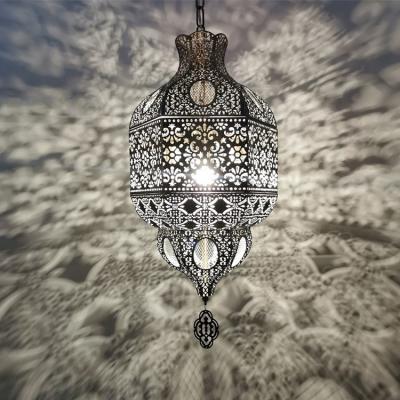 China Moroccan Hanging Lamp Arabian Lighting Flame Lustre Oriental Arabic Home Pendant Light(WH-DC-65) for sale