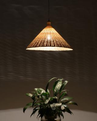 China New Chinese Style Bamboo Pendant Lights Traditional Hand-made Bamboo cone lamp(WH-WP-72） for sale